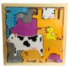 Puzzle drewniane zwierzęta domowe 218 06843 - obrazek 2