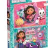 CLE puzzle 2x20 SuperKolor Domek Gabby 24802 - obrazek 4