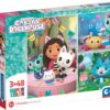 CLE puzzle 3x48 SuperKolor Domek Gabby 25289 - obrazek 5