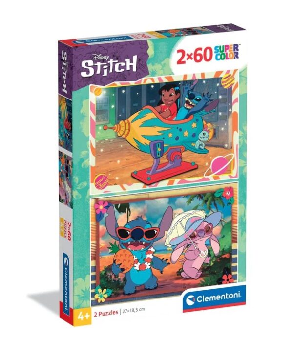 ND01_247505 CLE puzzle 2x60 SuperKolor Stitch 24822