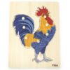 VIGA Drewniane Puzzle Montessori Kogut z Pinezkami - obrazek 2