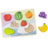 VIGA Drewniane Puzzle Układanka Montessori 2w1 Figurki Owoce - obrazek 11