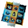 Woopie Baby Mata Piankowa Kolorowa Puzzle Kojec - obrazek 2
