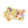 VIGA Drewniane Puzzle Owady 4w1 - obrazek 3