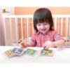 VIGA Poręczne Drewniane Puzzle Krówka - obrazek 5