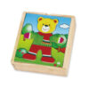 VIGA Drewniana Układanka Puzzle Ubierz Misia - obrazek 3