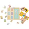CLASSIC WORLD Tablica Edukacyjna Ciało Ludzkie Układanka Klocki Puzzle dla Dzieci Dopasuj 19 el. - obrazek 2