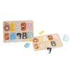 CLASSIC WORLD Drewniane Puzzle Numeryczne Cyferki Montessori 11 el. - obrazek 6