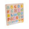 CLASSIC WORLD Drewniane Puzzle Montessori Układanka Nauka Alfabetu Liter Słów 27 el. - obrazek 4