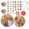 MASTERKIDZ Tablica Ścienna Koła Zębate i Łańcuch 79 El. Zbuduj własny mechanizm - obrazek 2