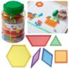 MASTERKIDZ Zestaw Klocki Montessori Tangram Mozaika 140 el. - obrazek 2