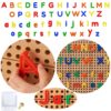 MASTERKIDZ Alfabet Zestaw Liter (Dużych i Małych) do Paneli Ściennych STEM 122 el. - obrazek 2