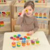MASTERKIDZ Układanka Nauka Liczenia i Kolorów Sorter Montessori - obrazek 3
