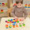 MASTERKIDZ Układanka Nauka Liczenia i Kolorów Sorter Montessori - obrazek 4