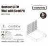 MASTERKIDZ Zestaw XXL STEM WALL 2w1 Tablica Kreatywna z Piaskownicą - obrazek 7