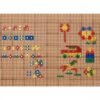 MASTERKIDZ Zestaw Geometrycznych Kształtów Klocków do Paneli Ściennych STEM 260 el. - obrazek 6