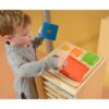 Piramidka Drewniana Edukacyjna Liczenie Kolory Masterkidz - obrazek 3
