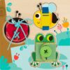 Tooky Toy Drewniana Tablica Edukacyjna Sorter Trening Ćwiczenia Sznurek Guzik Klamerka - obrazek 8