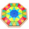 TOOKY TOY  Puzzle Ośmiokątne Drewniana Mozaika Edukacyjna (73el.) - obrazek 3