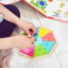 TOOKY TOY  Puzzle Ośmiokątne Drewniana Mozaika Edukacyjna (73el.) - obrazek 7