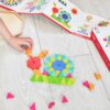 TOOKY TOY  Puzzle Ośmiokątne Drewniana Mozaika Edukacyjna (73el.) - obrazek 8