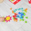 TOOKY TOY  Puzzle Ośmiokątne Drewniana Mozaika Edukacyjna (73el.) - obrazek 9