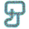 KX3822 Tor samochodowy puzzle policja pojazdy miasto 47 elementów - obrazek 4