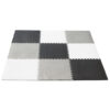 KX4505 Puzzle piankowe mata dla dzieci 180x180cm 9 elementów szaro-kremowa - obrazek 11