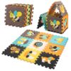 KX5208 Puzzle piankowe mata dla dzieci 9 el. kolorowe 85cm x 85cm x 1cm - obrazek 2