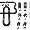 KX5260 Puzzle kreatywne 2w1 droga jezdnia 40 elementów - obrazek 2