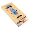 KX5957_1 Puzzle drewniane budowa ciała montessori chłopiec - obrazek 2