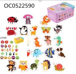 KX6020 Układanka puzzle w puszce zwierzątka 24 puzzle
