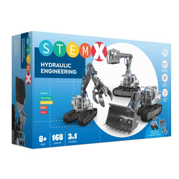 ND11_GC0108 STEMX Koparka Hydrauliczna, zabawka kreatywna