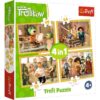 ND17_PU-8410 Puzzle 4w1 Przygotowania do balu 34318 Trefl - obrazek 2