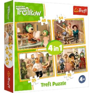 ND17_PU-8410 Puzzle 4w1 Przygotowania do balu 34318 Trefl