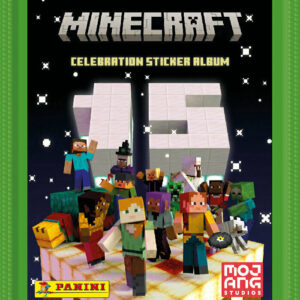 ND17_ZB-172367 Minecraft Saszetka z naklejkami 5 sztuk 01576 PANINI
