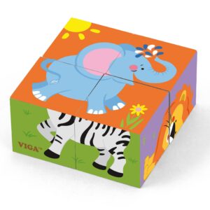 ND18_0960 Viga 50836 Kostki puzzle - zoo