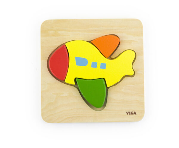 ND18_1805 VIGA 50173 PIERWSZE PUZZLE MALUSZKA - SAMOLOT 1805, Viga