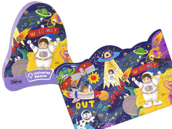 ND24_14115 Puzzle Kosmos Ufo Planety 48 Elementów 5905679074503