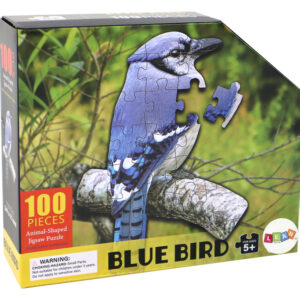 ND24_16506 Puzzle 100 Elementów Motyw Ptak Niebieski Zwierzęta 5905884450154