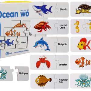 ND24_7808 Puzzle Edukacyjne Układanka Świat Oceanów 10 Połączeń  5903802453997