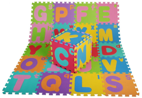 ND28_11914_ZKL_JC-679C1 Litery Piankowe Puzzle EVA Duża Mała Litera