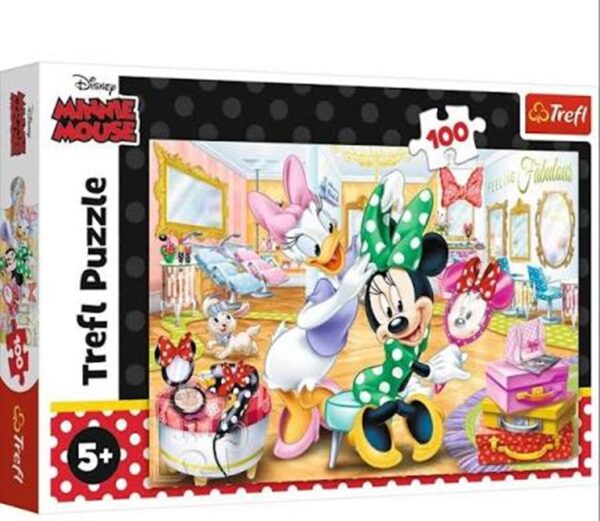 ND39_455635 -PUZZLE 100EL TREFL 16387 MINNIE W SALONIE KOSME