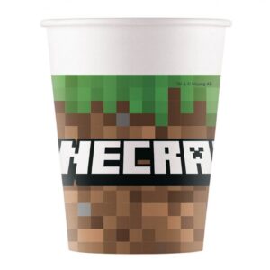 ND39_530080 KUBEK PAP 200ML MINECRAFT GO OP8SZT FOL