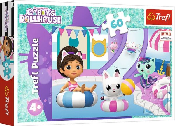 ND39_539310 PUZZLE 60EL TREFL 17393 GABI NA BASENIE PUD