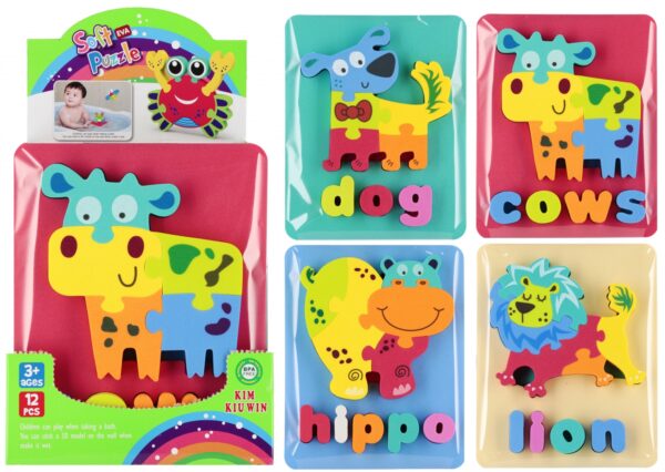 ND39_545663 PUZZLE PIAN ZWIERZ 16X20X2 MIX4 MC 12/144/288