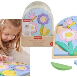 ND39_549984 FP WOOD PUZZLE UKLADANKA KWIATY HXT97 FOL6