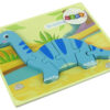 ND24_10340 Drewniane Puzzle Dinozaur Brachiosaur Niebieski 5904665991794 - obrazek 3