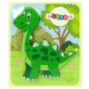 ND24_10345 Drewniane Puzzle Dinozaur Isanosaurus Zielony 5904665991848 - obrazek 2