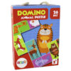 ND24_16515 Gra Logiczna Puzzle Dwustronne Domino Zwierzęta 10cm x 5cm 28 El. 5905884450246 - obrazek 4